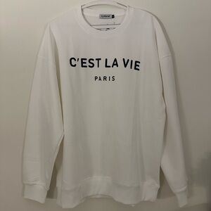 C’est La Vie Crewneck